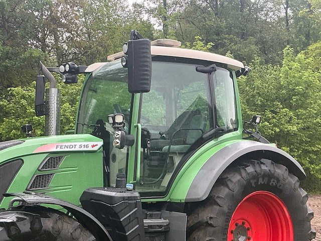 2016 fendt 516 vario vierwielaangedreven landbouwtractor - afbeelding 9 van  9