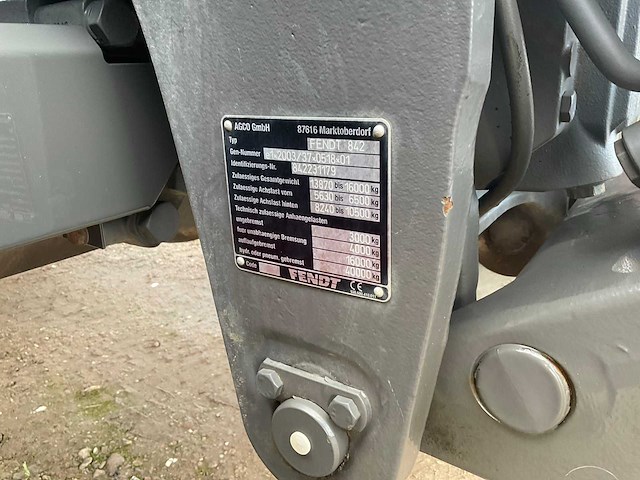 2016 fendt 828 vario s4 profi plus rufa vierwielaangedreven landbouwtractor - afbeelding 3 van  24