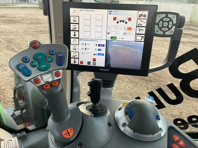 2016 fendt 828 vario s4 profi plus rufa vierwielaangedreven landbouwtractor - afbeelding 10 van  24