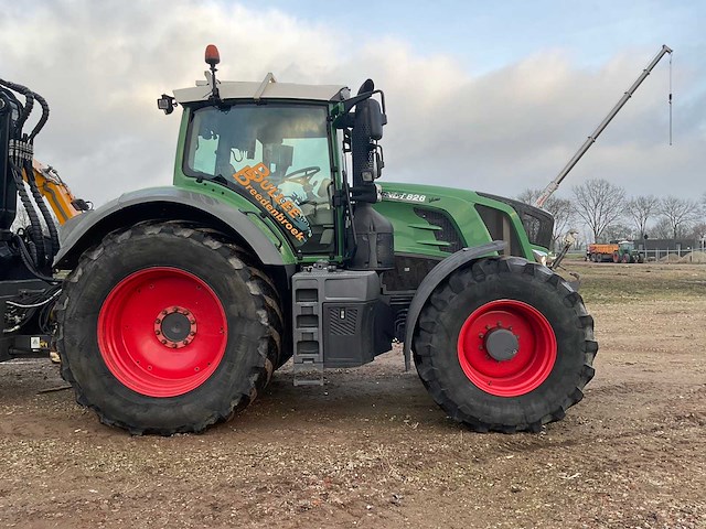 2016 fendt 828 vario s4 profi plus rufa vierwielaangedreven landbouwtractor - afbeelding 20 van  24