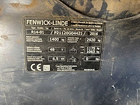 2016 fenwick-linde r14-01 reachtruck - afbeelding 6 van  15