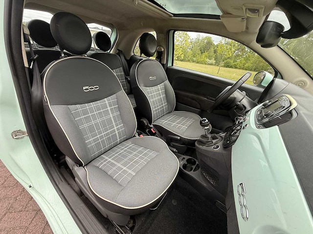 2016 fiat 500 1.2 lounge personenauto - afbeelding 10 van  14