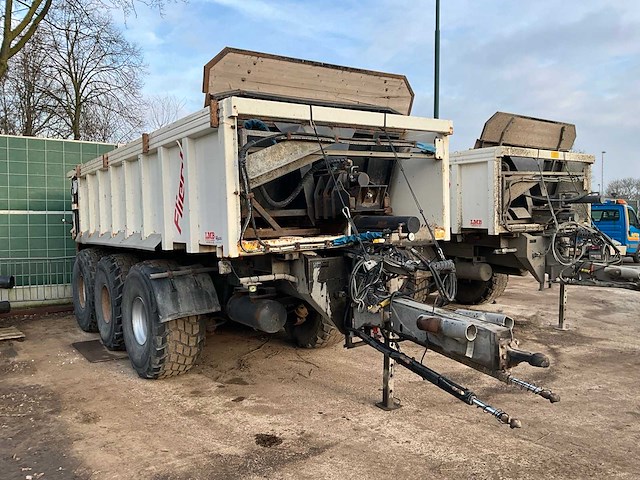 2016 fliegl tridem 30to dumper aanhanger - afbeelding 1 van  18