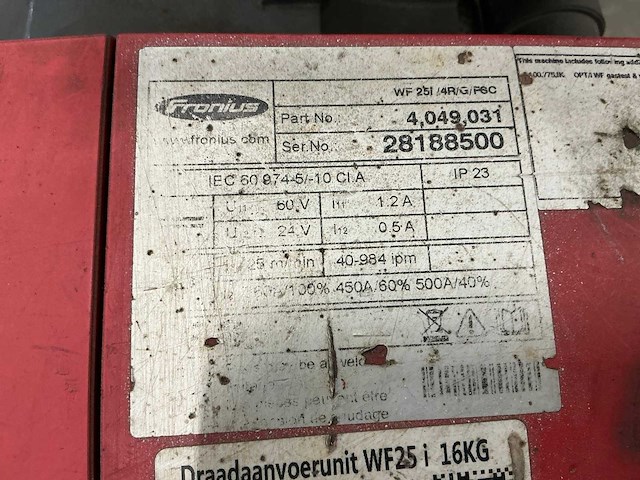 2016 fronius tps 400i pulse mig lasapparaat - afbeelding 8 van  10