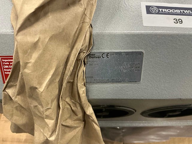2016 gardner denver v-vc 202 vacuümpomp - afbeelding 5 van  5