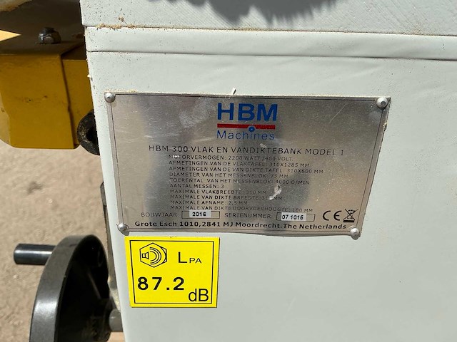 2016 gbm hbm300 vlakbank - afbeelding 5 van  13