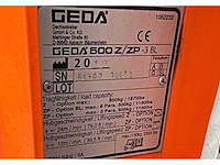2016 geda 500 z/zp-3bl transportsteiger - afbeelding 9 van  17