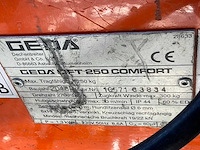 2016 geda lift 250 comfort 43 / 21 materiaallift / demontabele ladderlift - afbeelding 2 van  10