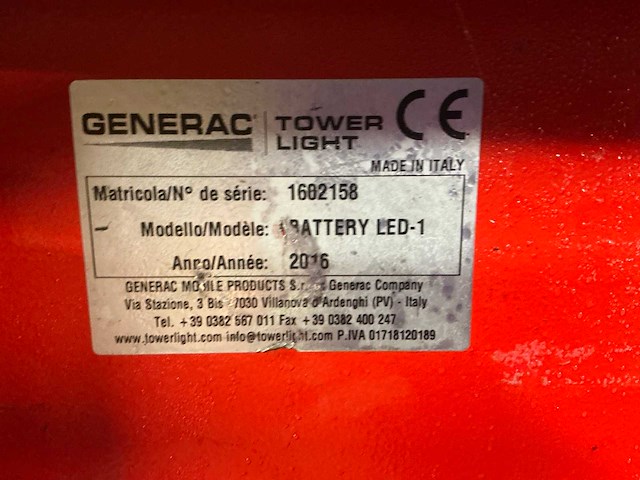 2016 generac towerlight bouwlamp - afbeelding 11 van  19