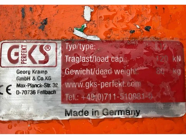 2016 gks perfekt f12 / l12 transportrollen / rolwagen kunststof wielen - afbeelding 2 van  10