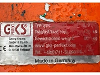 2016 gks perfekt f12 / l12 transportrollen / rolwagen kunststof wielen - afbeelding 2 van  10