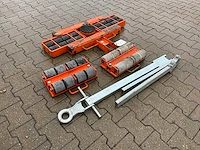 2016 gks perfekt f12 / l12 transportrollen / rolwagen kunststof wielen - afbeelding 3 van  10
