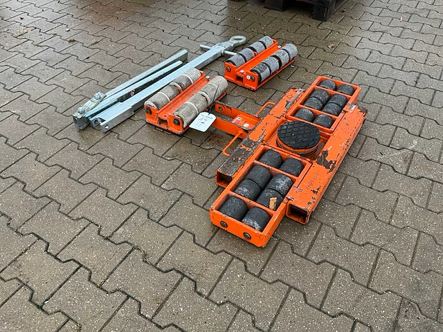 2016 gks perfekt f12 / l12 transportrollen / rolwagen kunststof wielen - afbeelding 5 van  10