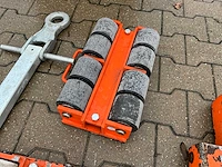 2016 gks perfekt f12 / l12 transportrollen / rolwagen kunststof wielen - afbeelding 9 van  10