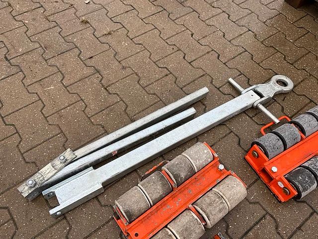 2016 gks perfekt f12 / l12 transportrollen / rolwagen kunststof wielen - afbeelding 10 van  10