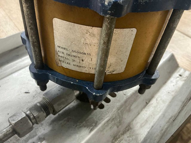 2016 globe apu sc10-5-35 hydrostatisch hoge druk testapparaat - afbeelding 4 van  7