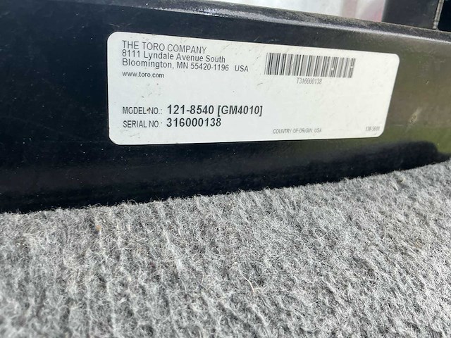 2016 grandmaster 40 10 d maaimachine - afbeelding 21 van  34