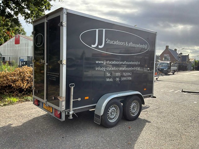 2016 hapert gesloten aanhanger 300x150x180cm 2700kg - afbeelding 2 van  12