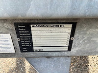 2016 hapert gesloten aanhanger 300x150x180cm 2700kg - afbeelding 4 van  12