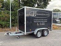 2016 hapert gesloten aanhanger 300x150x180cm 2700kg - afbeelding 1 van  12