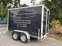 2016 hapert gesloten aanhanger 300x150x180cm 2700kg - afbeelding 8 van  12