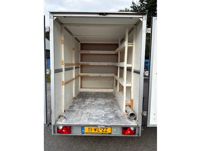 2016 hapert gesloten aanhanger 300x150x180cm 2700kg - afbeelding 10 van  12