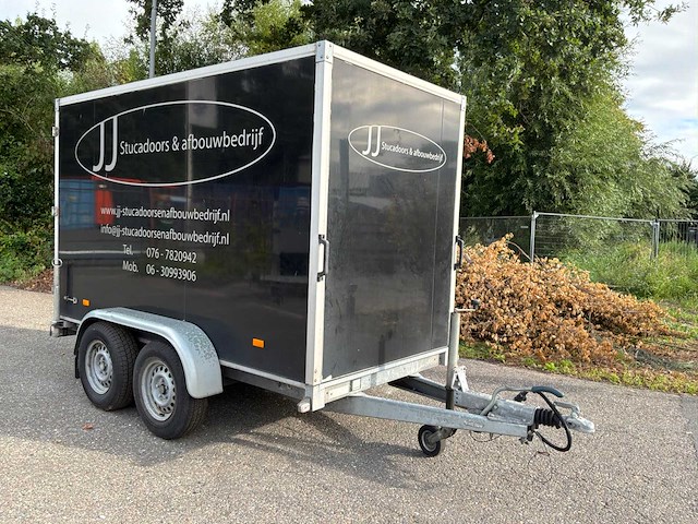 2016 hapert gesloten aanhanger 300x150x180cm 2700kg - afbeelding 11 van  12