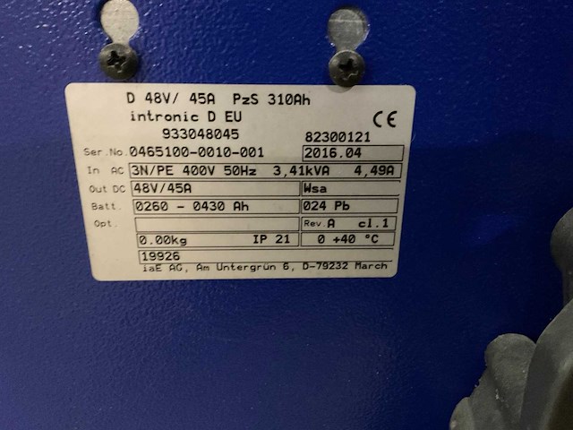 2016 hawker intronic d acculader - afbeelding 1 van  5