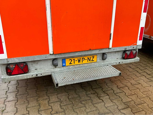 2016 henra de boer tijdelijk bouw dbm schaft aanhangwagen - afbeelding 12 van  14
