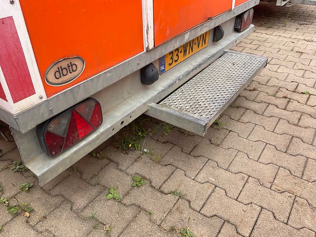 2016 henra de boer tijdelijk bouw dbm schaft aanhangwagen - afbeelding 20 van  23