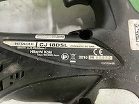 2016 hitachi cj18dsl decoupeerzaag - afbeelding 5 van  5