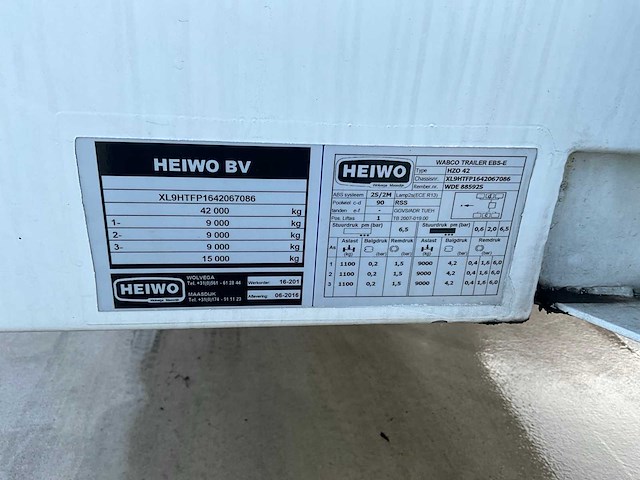 2016 h.t.f hzo42 oplegger - afbeelding 17 van  24