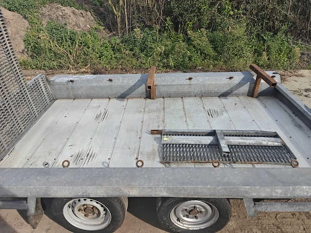 2016 hulco machinetransporter – 3.000 kg – oprijklep – 300 x 150 cm - afbeelding 3 van  14