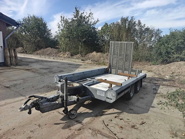 2016 hulco machinetransporter – 3.000 kg – oprijklep – 300 x 150 cm - afbeelding 9 van  14
