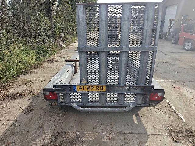 2016 hulco machinetransporter – 3.000 kg – oprijklep – 300 x 150 cm - afbeelding 4 van  14