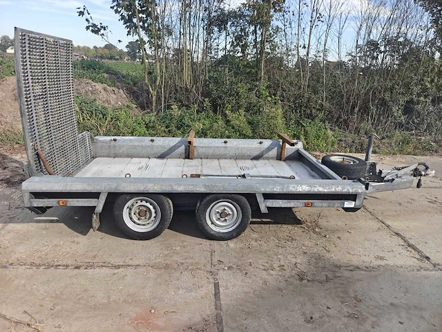 2016 hulco machinetransporter – 3.000 kg – oprijklep – 300 x 150 cm - afbeelding 6 van  14
