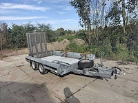 2016 hulco machinetransporter – 3.000 kg – oprijklep – 300 x 150 cm - afbeelding 7 van  14