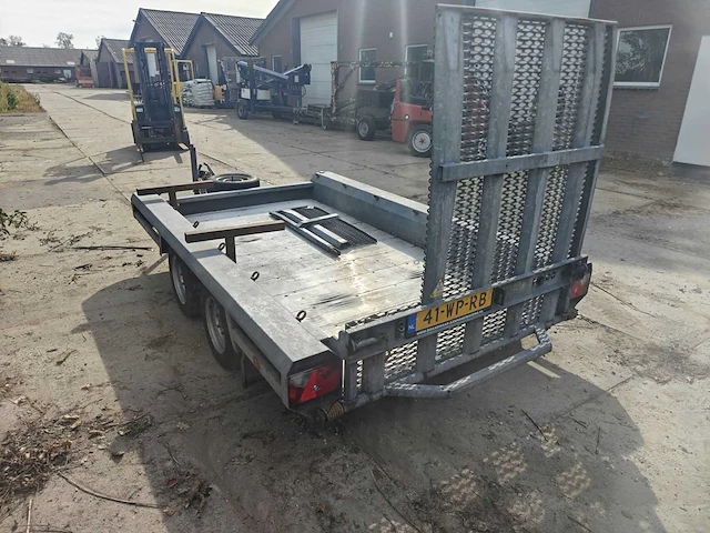 2016 hulco machinetransporter – 3.000 kg – oprijklep – 300 x 150 cm - afbeelding 9 van  14