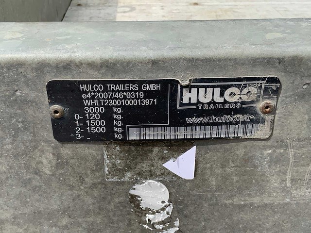 2016 hulco terrax-2 e4*2007/46*0319 2016 machine transporter - afbeelding 9 van  9