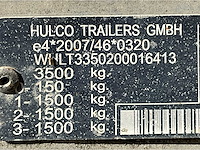 2016 hulco terrax-3 3502-lk multi transporter aanhangwagen - afbeelding 14 van  21