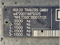 2016 hulco terrax-3 3502-lk multi transporter aanhangwagen - afbeelding 13 van  20