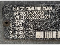 2016 hulco terrax-3 3502-lk multi transporter aanhangwagen - afbeelding 13 van  20