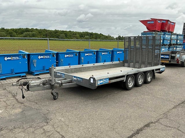 2016 hulco terrax-3 aanhangwagen / machinetransporter - afbeelding 1 van  21