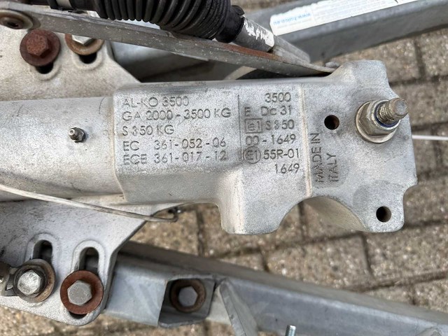 2016 hulco terrax-3 aanhangwagen - afbeelding 4 van  4