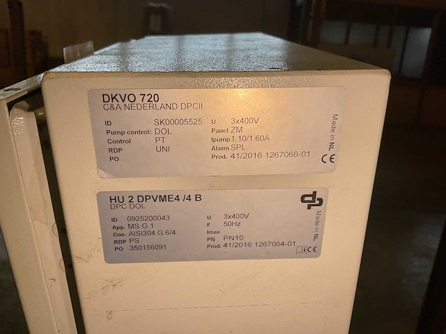 2016 hydro-unit dkvo 720 / hu 2 dpvme4 /4 b drukverhogingsinstallatie - afbeelding 4 van  5