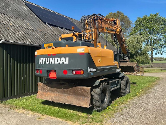 2016 hyundai robex 160w-9a bandengraafmachine - afbeelding 22 van  30