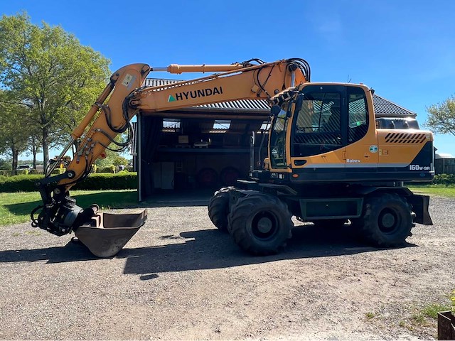 2016 hyundai robex 160w-9a bandengraafmachine - afbeelding 2 van  30