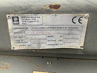 2016 imer/iteco easy up5sp hoogwerker - afbeelding 6 van  14