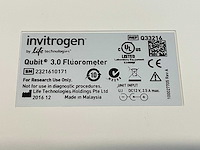 2016 invitrogen door thermo fisher scientific qubit 3 fluorometer - afbeelding 4 van  4