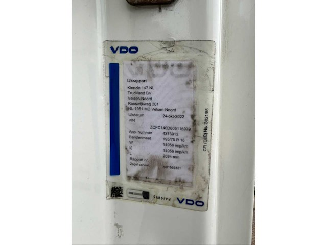 2016 iveco 40-180 bedrijfswagen - afbeelding 11 van  22